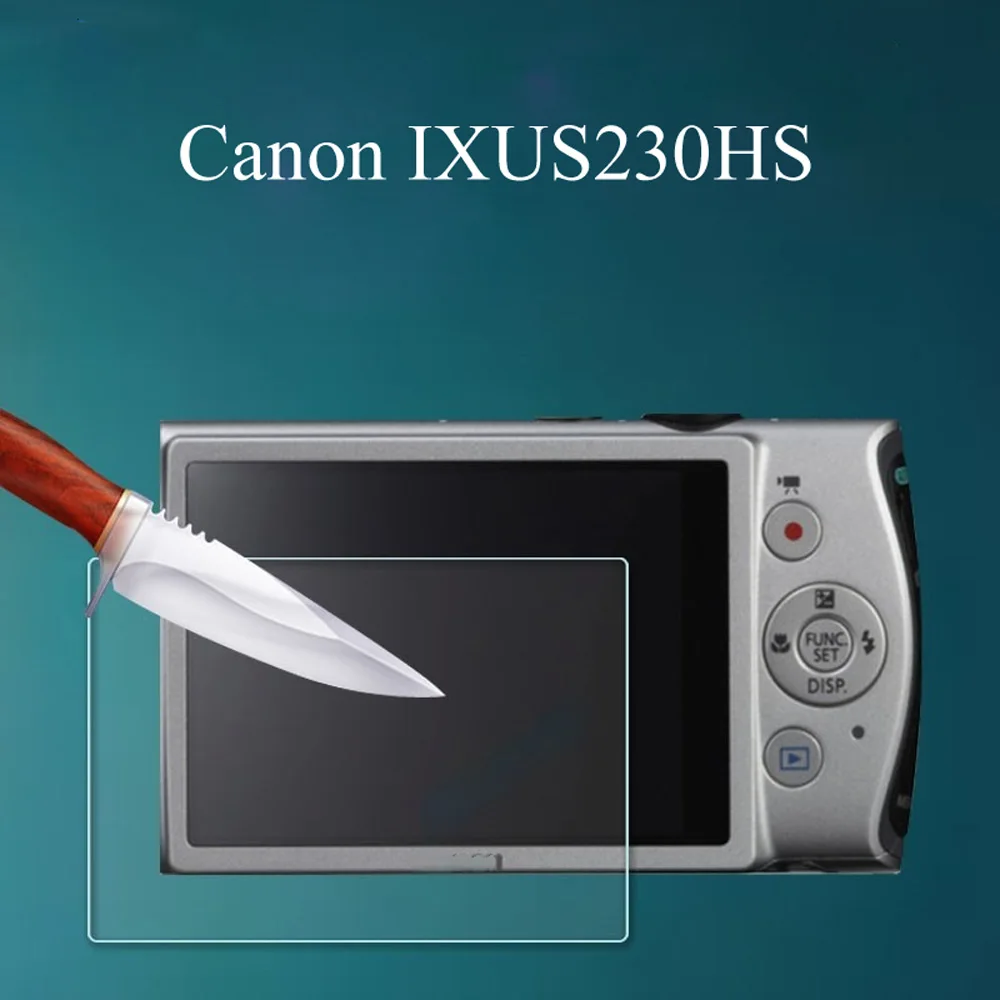 

9H Scratch-Proof Premium Protective Tempered Glass Film Screen Protector for Canon IXUS230HS IXUS85 IXUS140 IXUS220HS