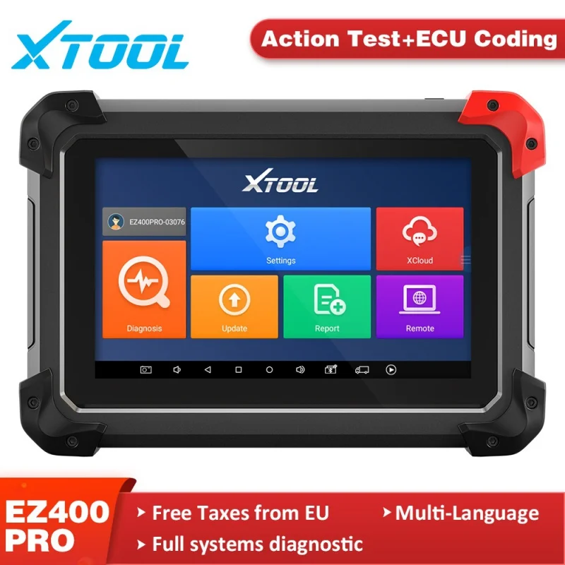 XTOOL EZ400Pro OBD2 Diagnostic Tool Scanner Automotive Code Reader Tester Key Programmer ABS Airbag SAS EPB DPF Oil Functions