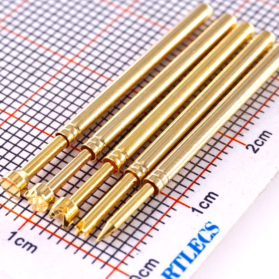 

50 шт. 5A Зонд GKS 003 Внешний диаметр 2,03 мм Позолоченная испытательная игла SK4 GKS-003 Пружина ICT Cross INGUN 3,18 Шаг