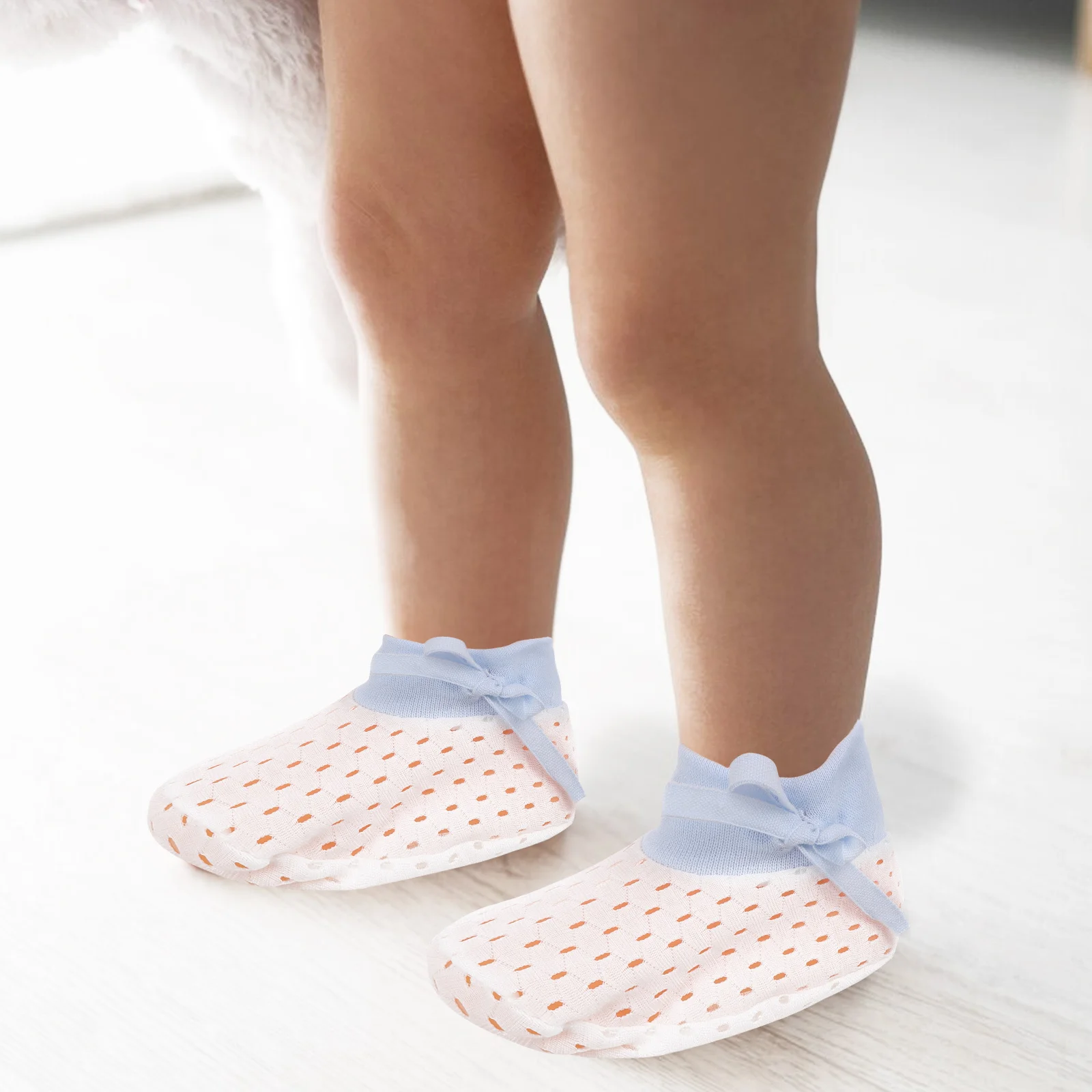 قفازات للأطفال حديثي الولادة قابلة للتعديل ومضادة للخدش من القطن الناعم لحماية اليد للأطفال الرضع والأولاد والبنات للعناية بالتمريض