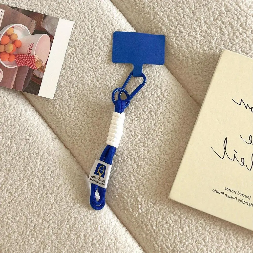 1Pc Color-matching Mobile Phone Lanyard Multi-functional Key Chain Mobile Hyu Phone Backpack Rope Hanging Ornaments