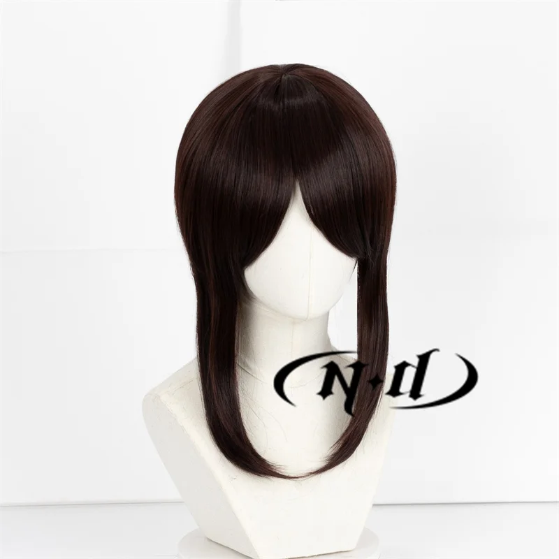 ND Identity Ⅴ Gardener Emma Woods parrucca Cosplay Costume per capelli castani festa a tema di Halloween per parrucche comiche Con Coser sintetiche