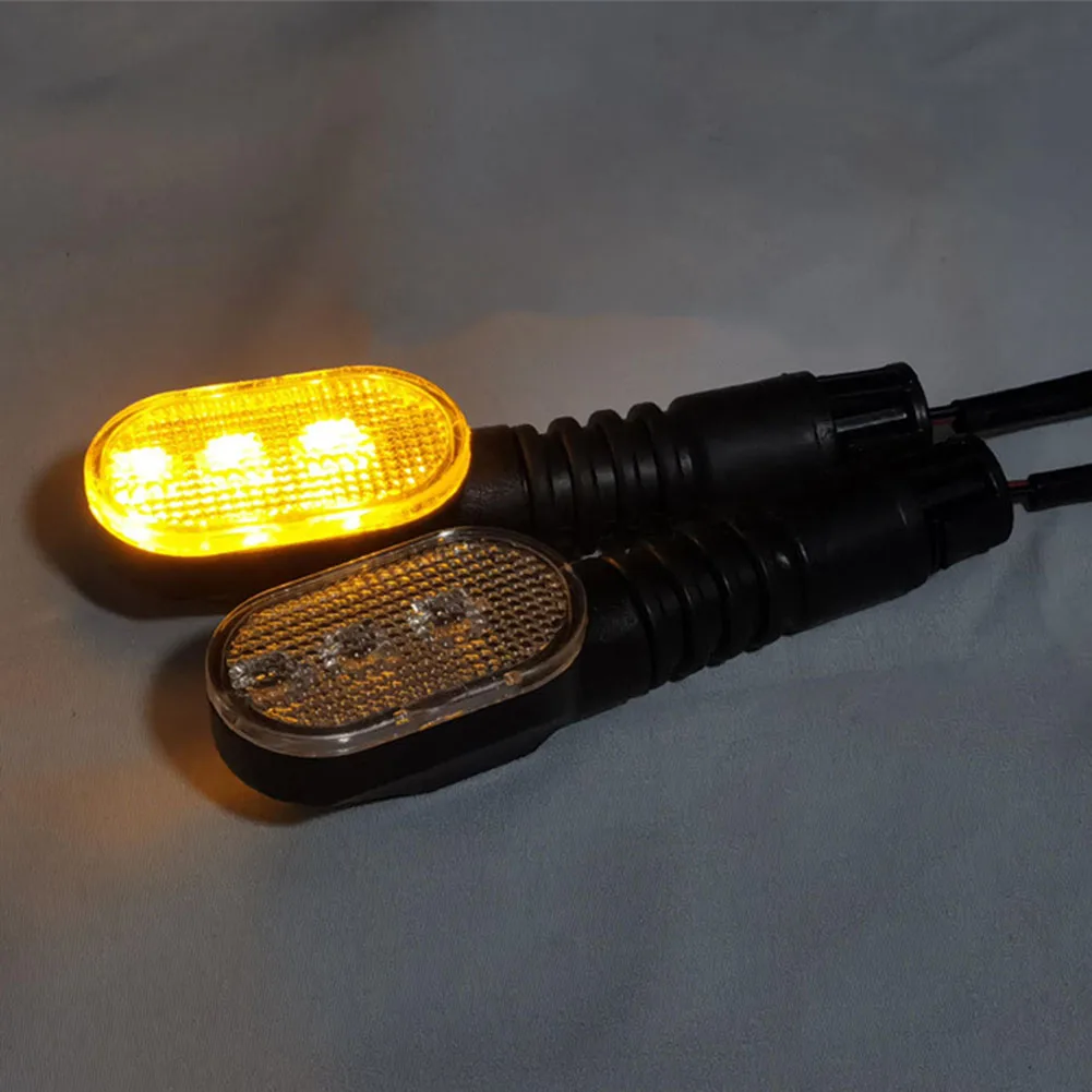 36V-72V Motorcycle Turn Light Flash Side Lamp Handle Bar Direction-Warning Indicator Bumper Taillight E-bikes Accessories Parts