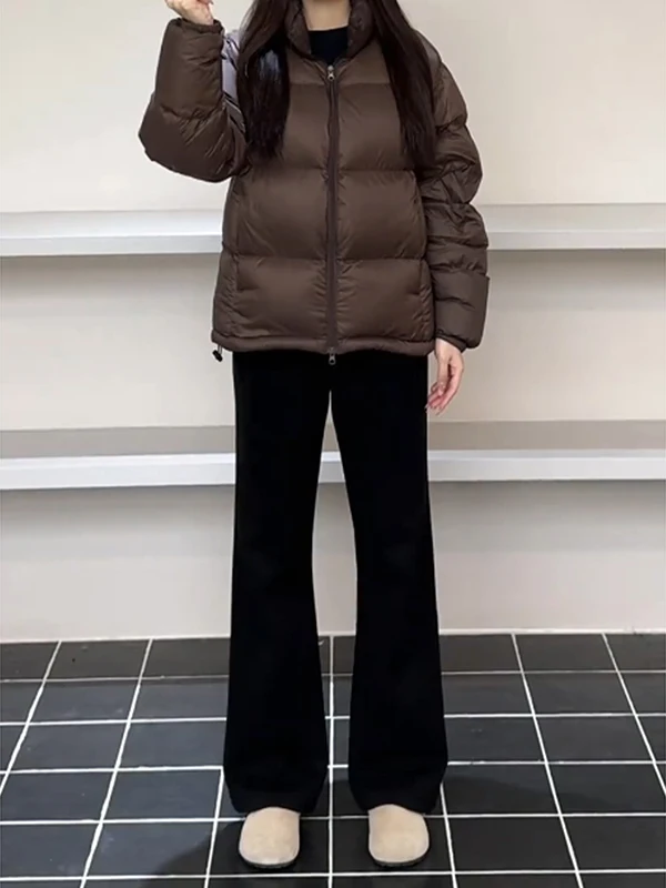 

Мужские черные брюки-клеш Cleanfit, осенне-зимние, на флисовой подкладке, с изогнутым кроем, прямые, зауженные, повседневные