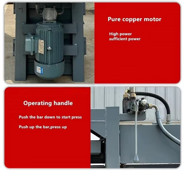 أسطوانة الزيت الهيدروليكي العمودية المسطحة، أسطوانة الزيت المضغوطة، كسارة الطبل المعدنية الهيدروليكية #4