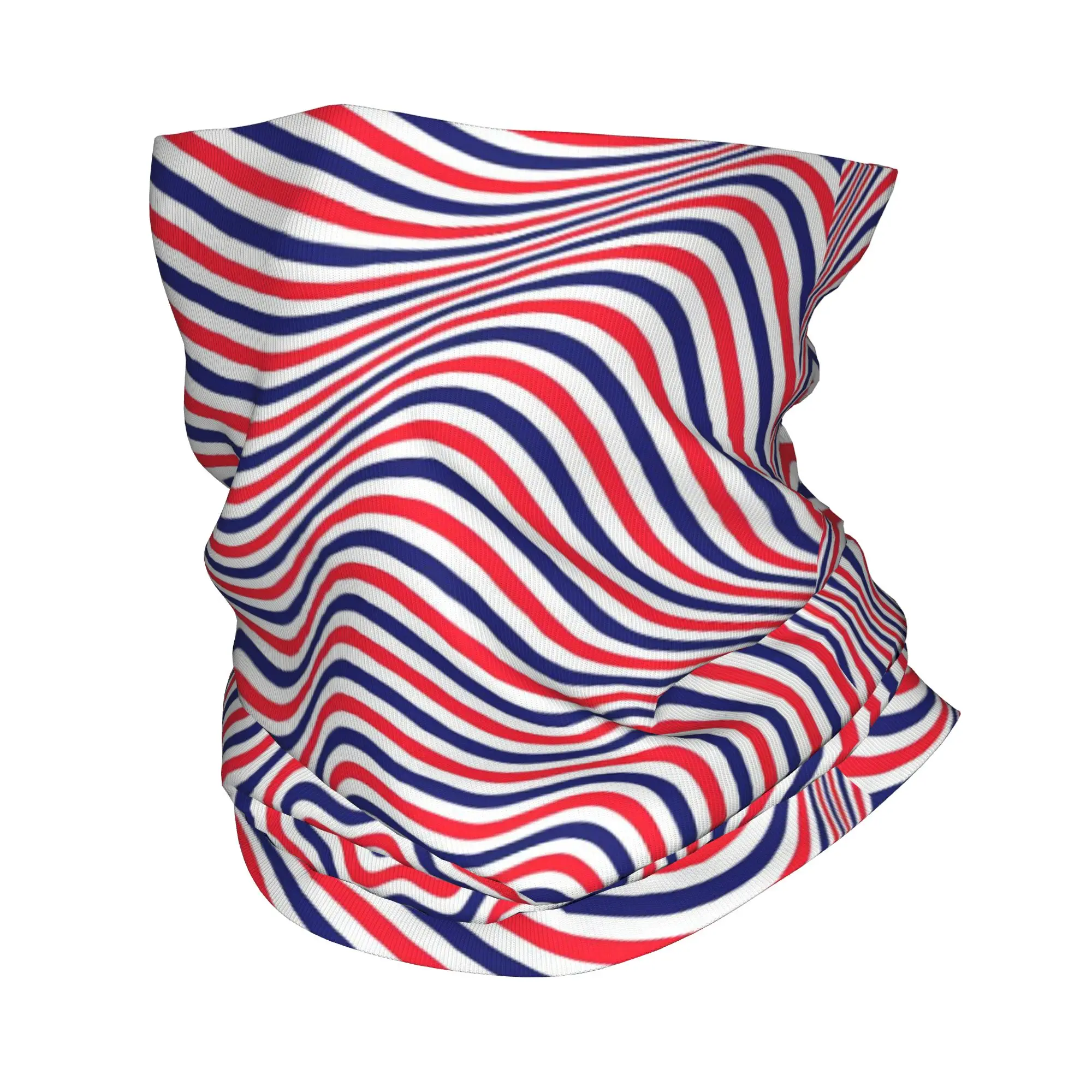 Swirl stripe color block print12 Bandana  Cover Club  Face Scarf   Running  Adult Breathable Neckerchief