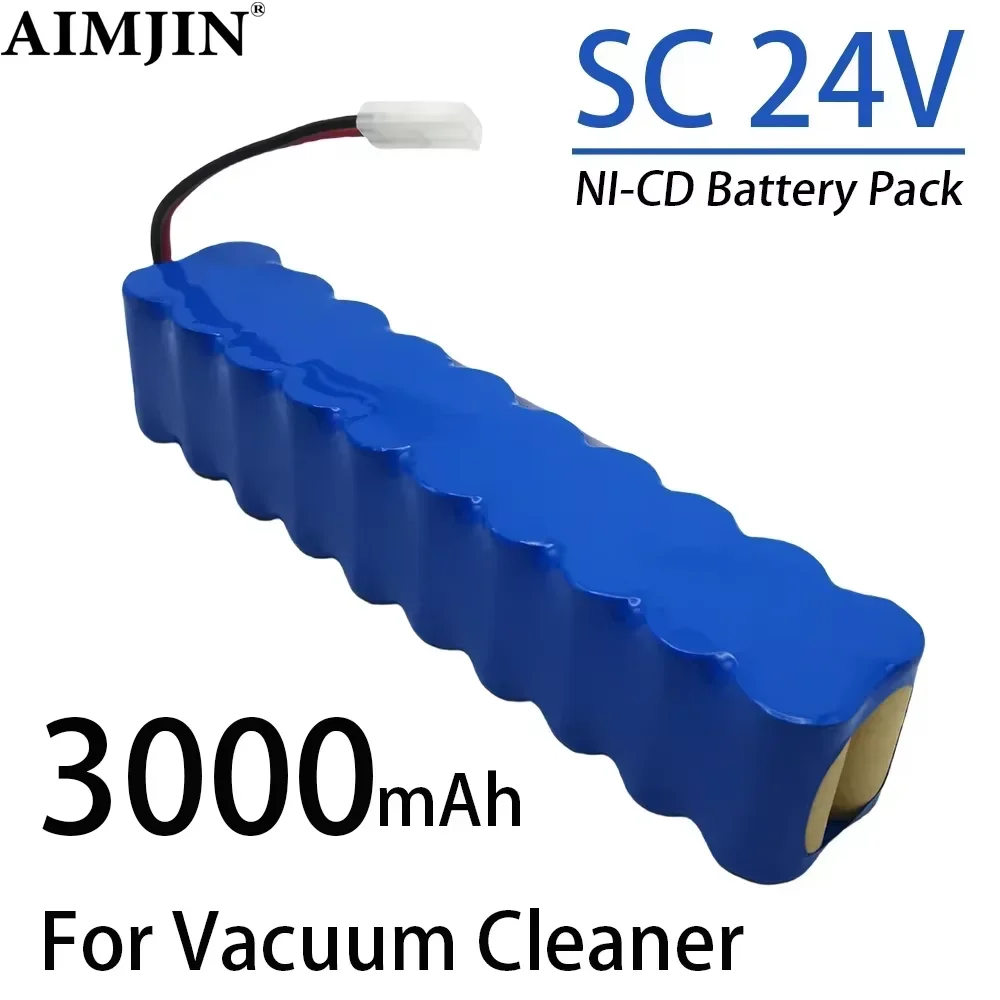 

3000mAh 24V NiMH Battery Pack for Rowenta CD Vacuum Cleaner Besen Air Force Extreme RH8770 RH8771WS RH877501 RH8779 RH877901