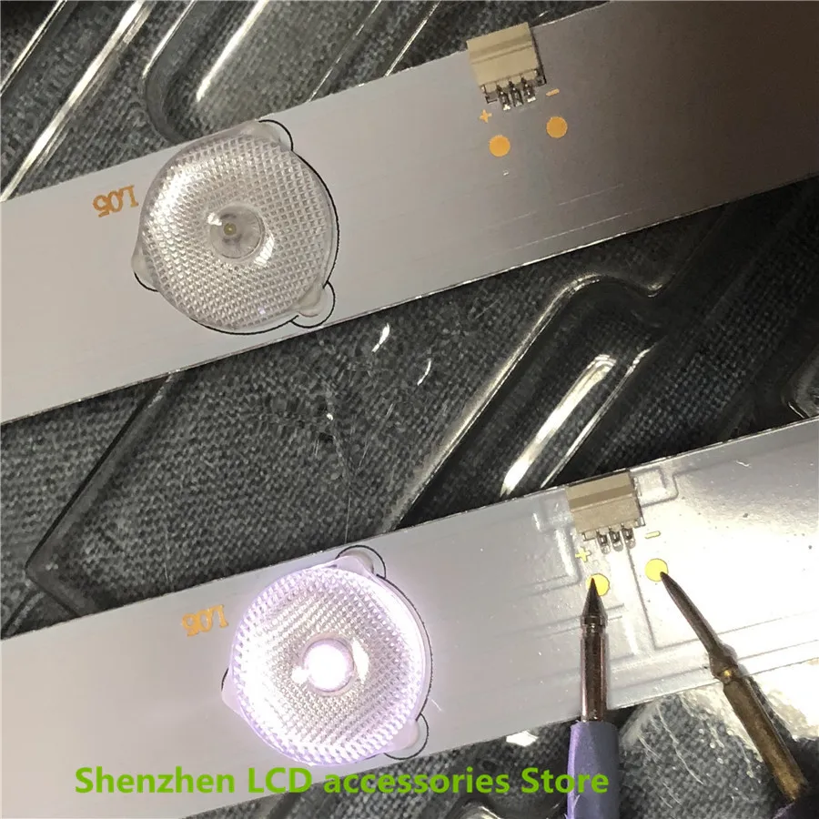 3 أجزاء/وحدة ل led الخلفية ل 32 بوصة قطاع LE-8822A SJ.HL.D3200601-2835BS-F 6v 6 مصباح 100% جديد