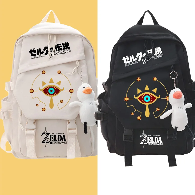 Zelda Legend Surrounding Backpack Youth Large -capacity Student School Bag Travel Package Peripheral Breathable Water Proof