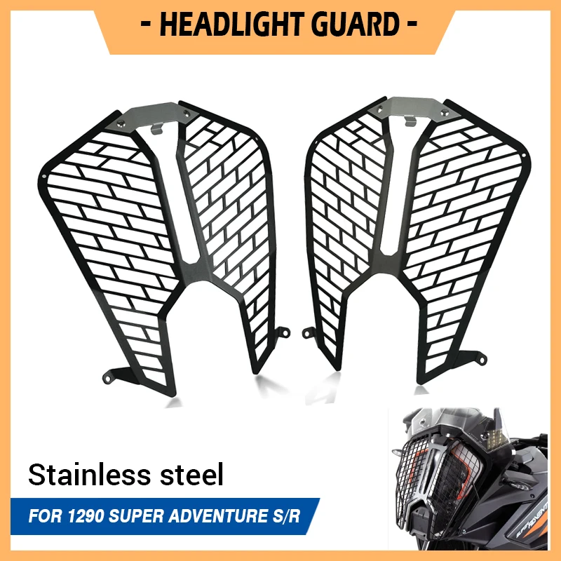 

FOR 1290 SUPER ADVENTURE S/R 2021-2022 Motorcycle Headlight Grille Guard Protection Cover 1290 SUPER ADV S/R 2017-2018-2019-2020