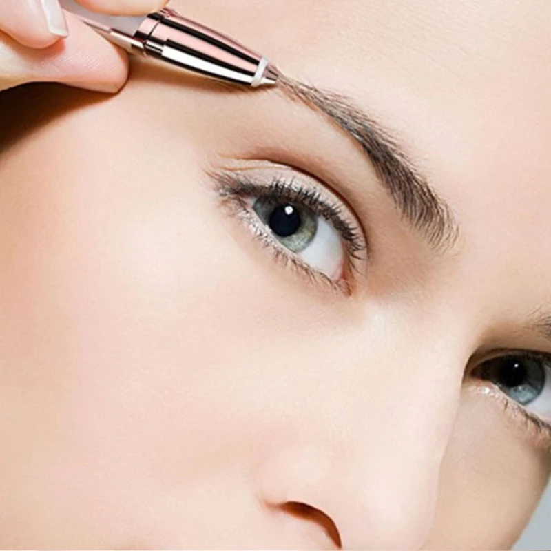 패션 눈썹 트리밍 연필 얼굴 전기 무통 눈썹 트리밍 제모 장치