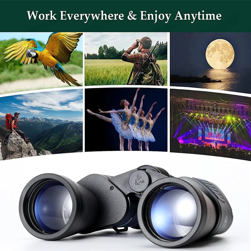 80x80 HD binoculars professional high magnification long distance portable telescope is suitable for camping and hunting. - view 4