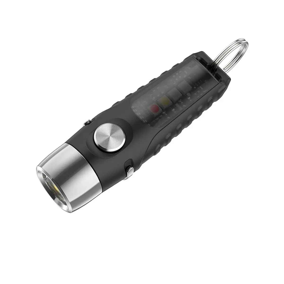 DT35BG Keychain Flashlight Rechargeable, 610 Lumens Mini Flashlight with Magnet & Clip, for Emergency, Home,Inspection,Camping