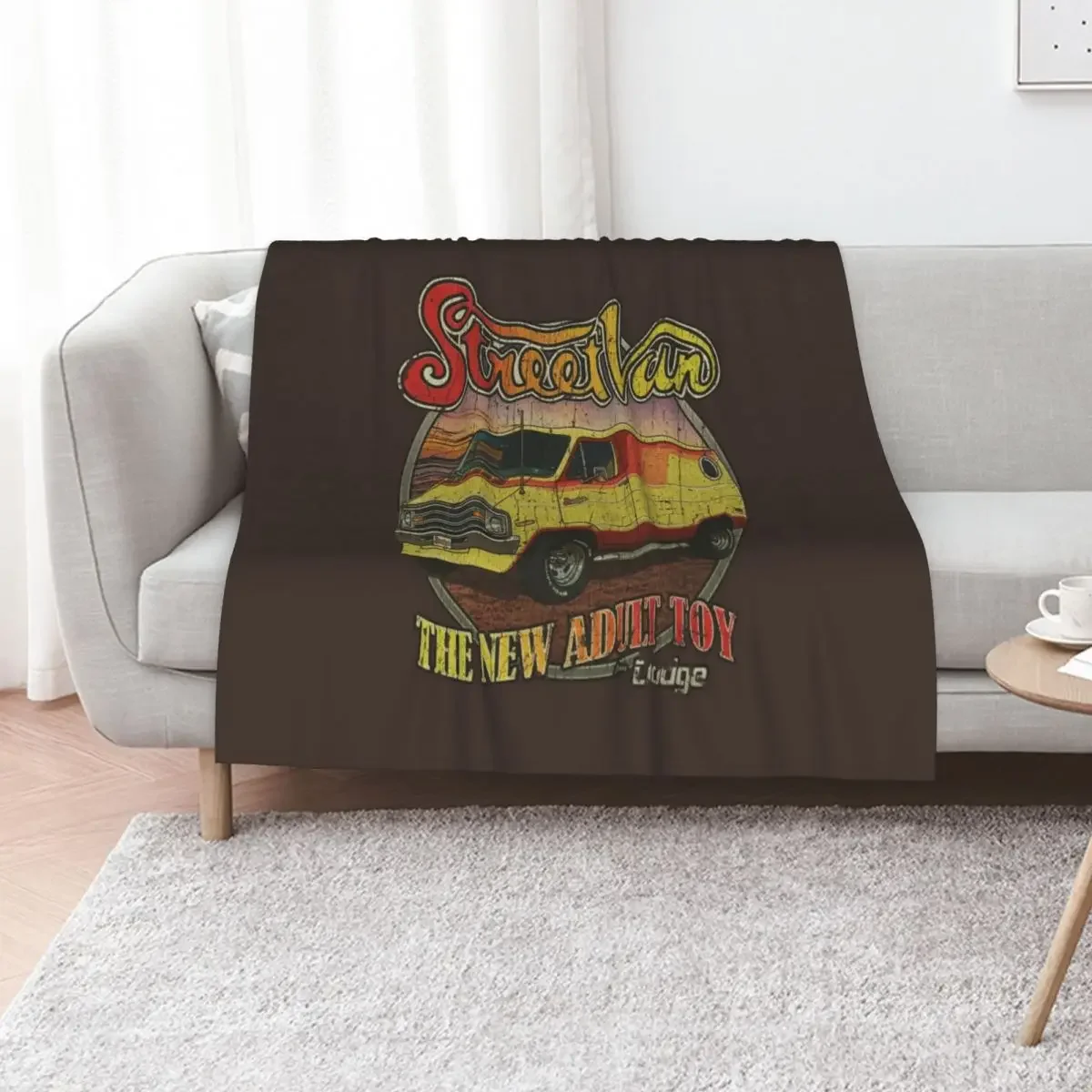 

Street Van '76 Throw Blanket Luxury Bed covers Polar christmas decoration Blankets
