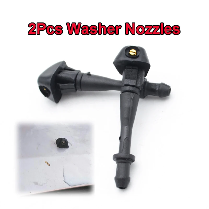 Erick\'s Wiper 2Pcs/lot Front Windshield Wiper Washer Jet Nozzle For Great Wall Haval H5 2009 - 2015 Car Washers Sprayer Kit