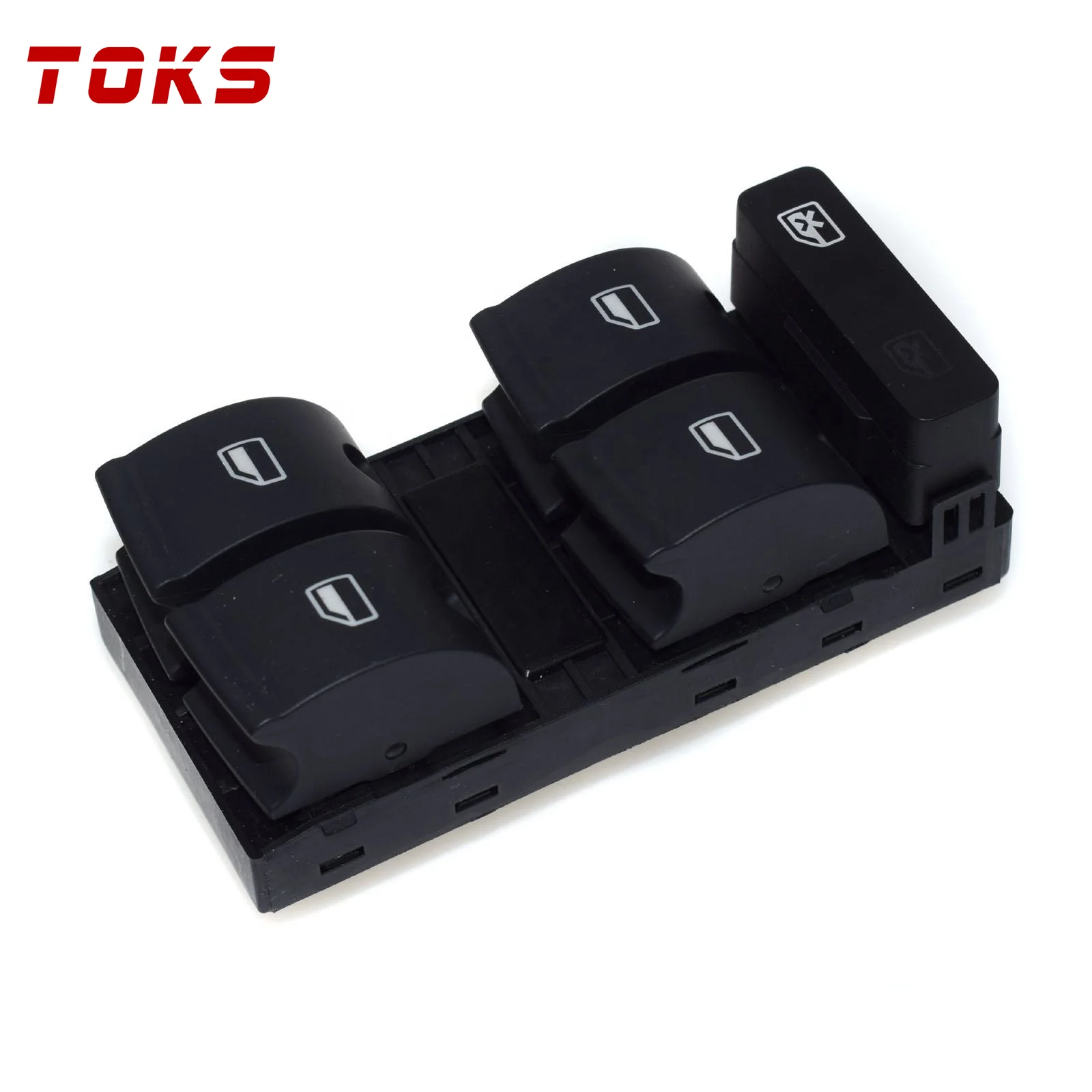 TOKS 8ED959851 Master Electric Power Window Control Switch 4F0959855A For Audi A4 S4 B6 B7 RS4 Seat Exeo 2009-2014 8ED959851B