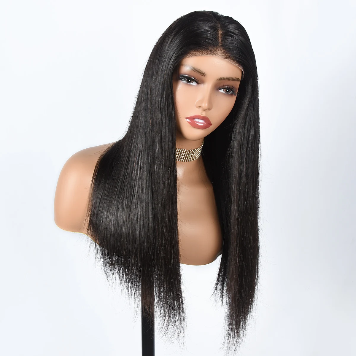 Miss Rola Glueless Straight Lace Front Wigs Brazilian 6x4 Lace Front Human Hair Wigs Pre Plucked 4x6 Lace Closure Wigs For Woman