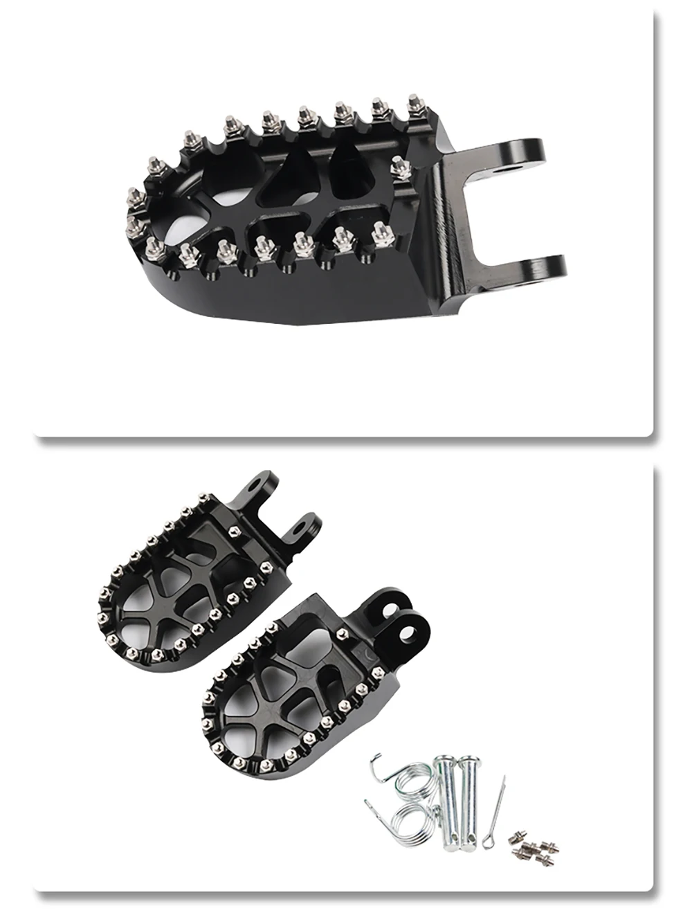 Dirt Bike Fußrasten Fußstützen Pedalteile für HONDA CRM250 CRM 250 XR250R XR400R XR 250R 400R XR 250 R 400 R Zubehör – Detail 22