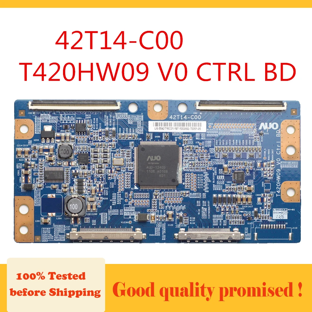 

Tcon Board T420HW09 V0 CTRL BD 42T14-C00 Logic Boar LCD Board for TV Professional Test Board T420HW09 V0 42T14-C00 Free Shipping