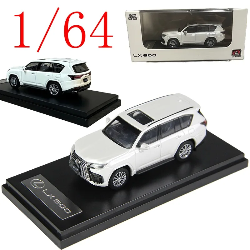 

LCD Diecast 1/64 Scale Lexus Alloy Model Cars Lexus LX600 White Play Vehicles Toys for Boys Gift Original Box