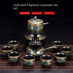 Purple Sand Lazy Man Tea Set  Home Simple Modern Automatic  Making Retro Creative Stone Grinding Kung Fu  Cup  Pot