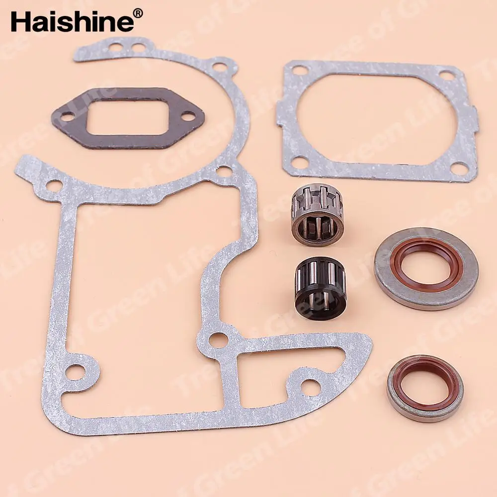 Lồng Vắt Xi Lanh Nhét Miếng Đệm Bộ Cho Stihl MS660 MS650 066 Dầu Cói Ly Hợp Piston Kim Chịu Lực Máy Cưa Xích