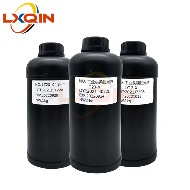 LXQIN UV Hard Varnish Printing Ink GH2220 UV Varnish for Epson Ricoh Toshiba print head