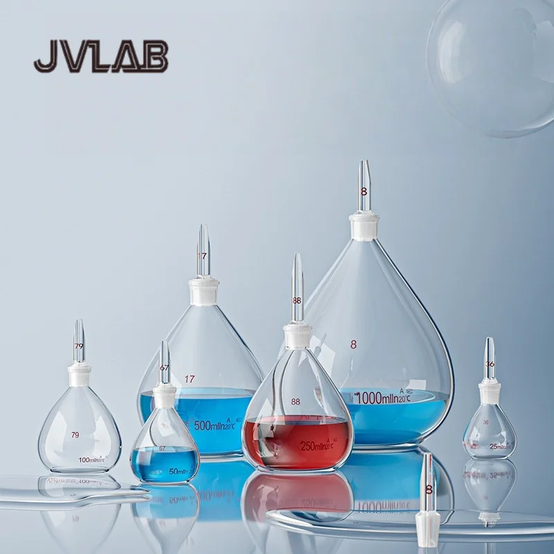 

Glass Density Bottle, Asphalt Density Bottle with Plug – 5/10/25/50/100/250ml Laboratory Glassware – JVLAB