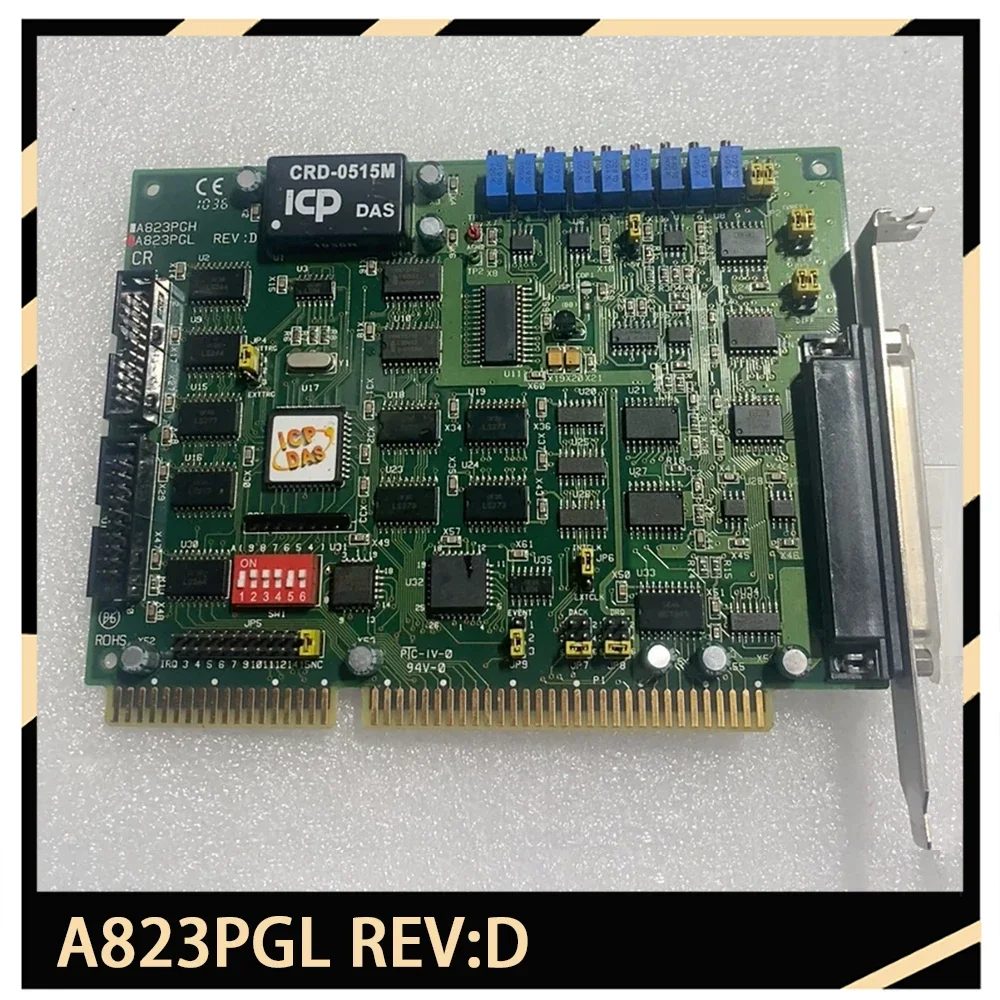 AeroPartsFor ICPDAS 16 Channel Multifunctional Data Acquisition Card A823PGH A823PGL REV:D
