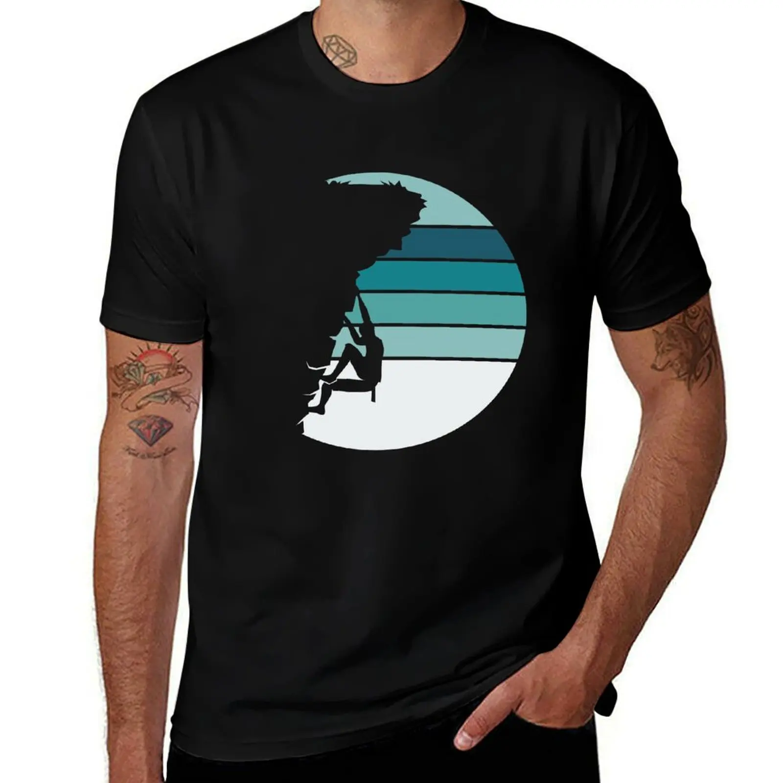 

Climbing climber rock climbing gift T-Shirt anime t shirts oversize t shirts for man slim fit