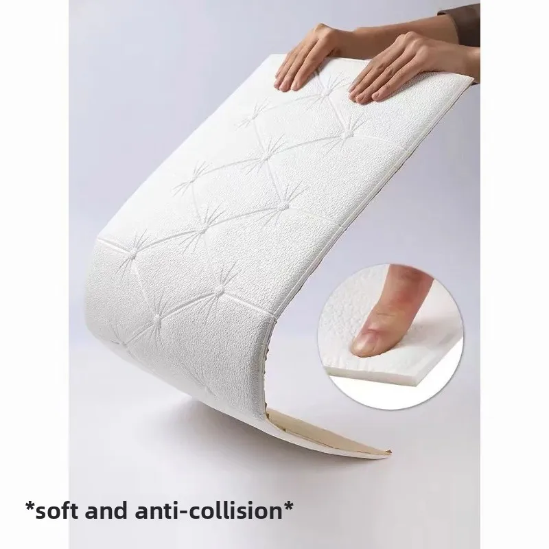 Bedside soft bag self-adhesive room anti-collision soft bag