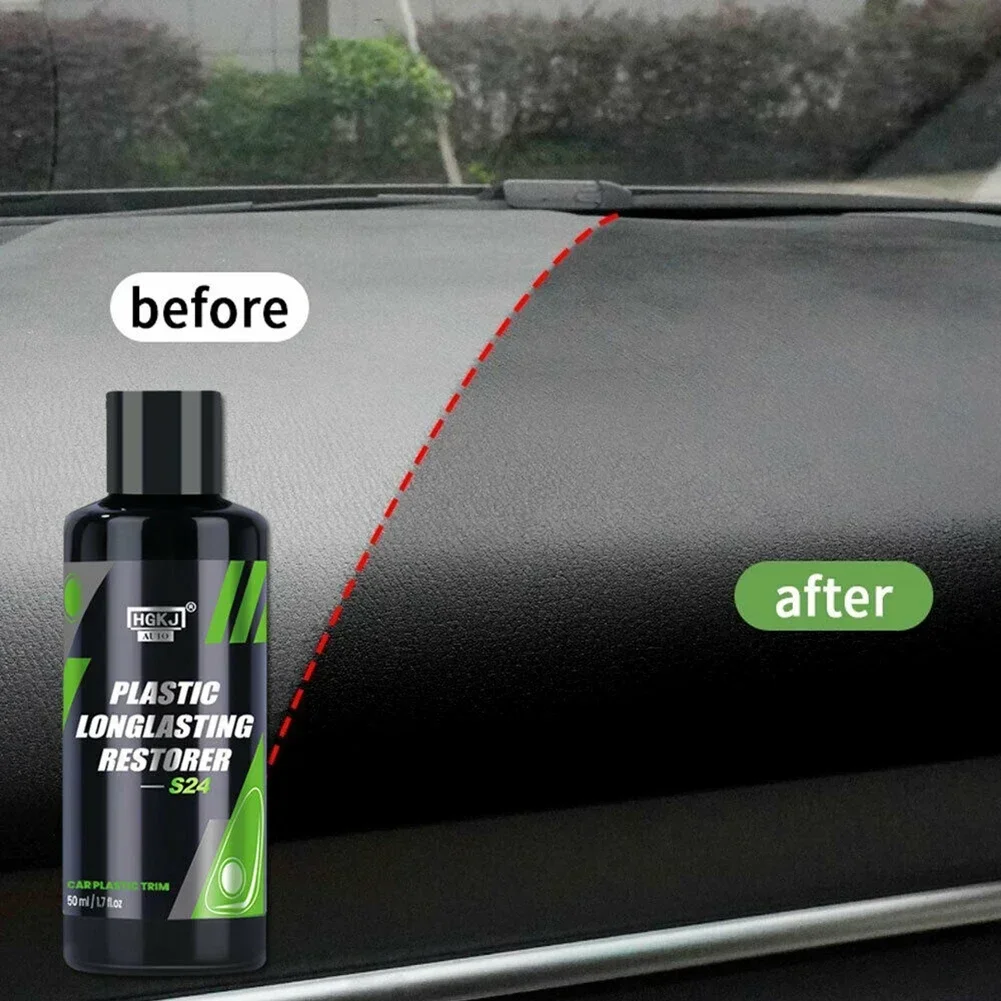 Car Maintenance Car Plastic Restorer Car Maintenance Long-lasting Cleaner Waterproof Cleaning Coating Renovator