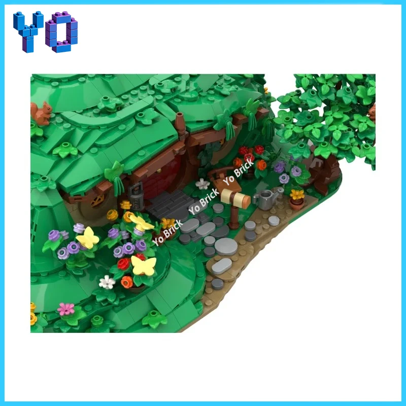 

DIY Expansion Blocks Closed Rear Design for Shire Trees Leisure Handmade Landscape Building Brick Toy