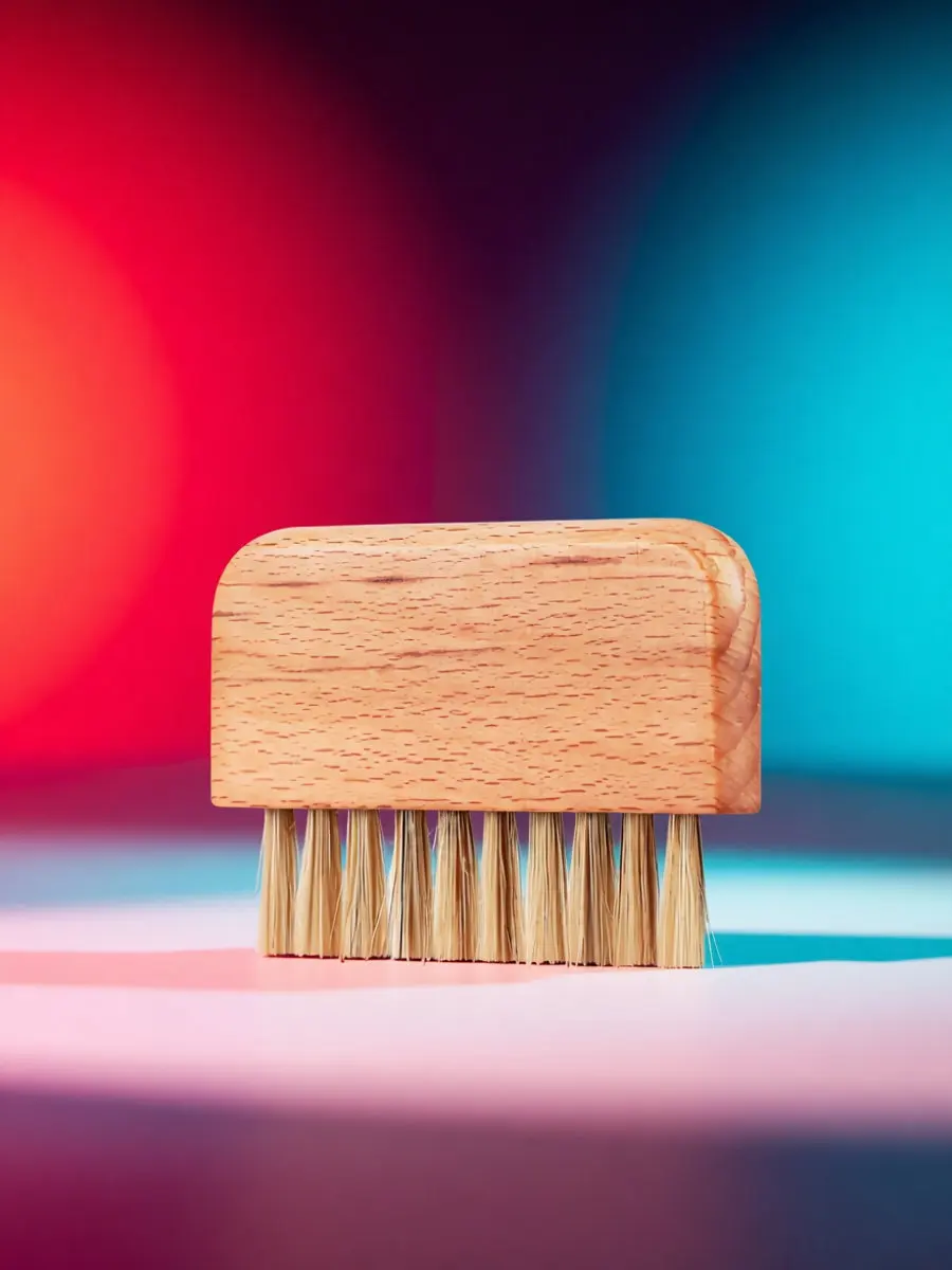 Skin Friendly Nail Brush with Smooth Polished Wooden Handle Deep Clean Under Nails Fast Efficient Fingernail and Toenail
