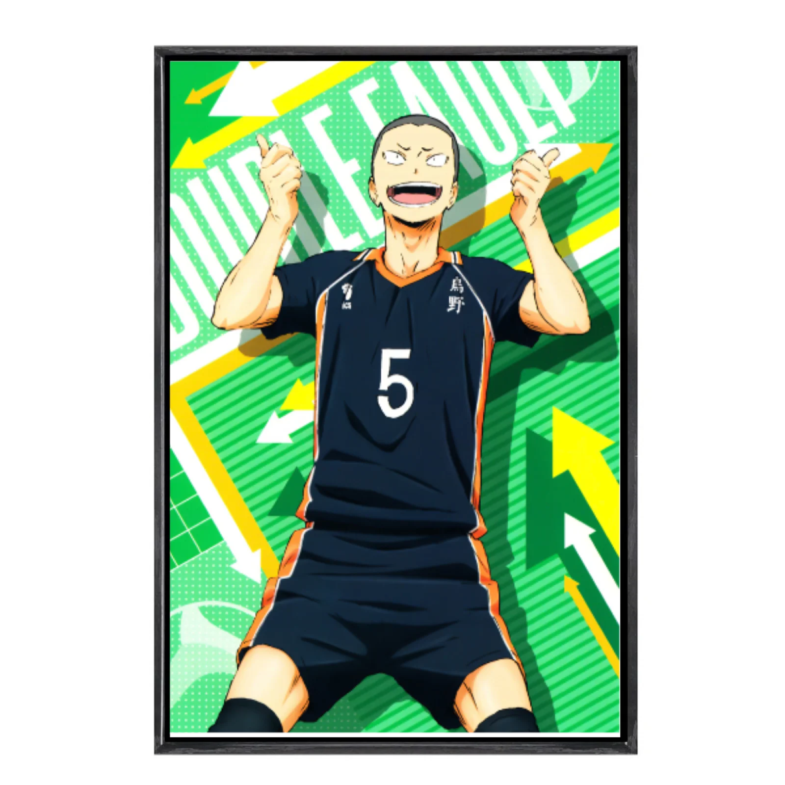 

Japanese Manga Multi-Size Canvas Poster Double Framed Wall Art, Haikyuu Home Decor for Living Room Bedroom