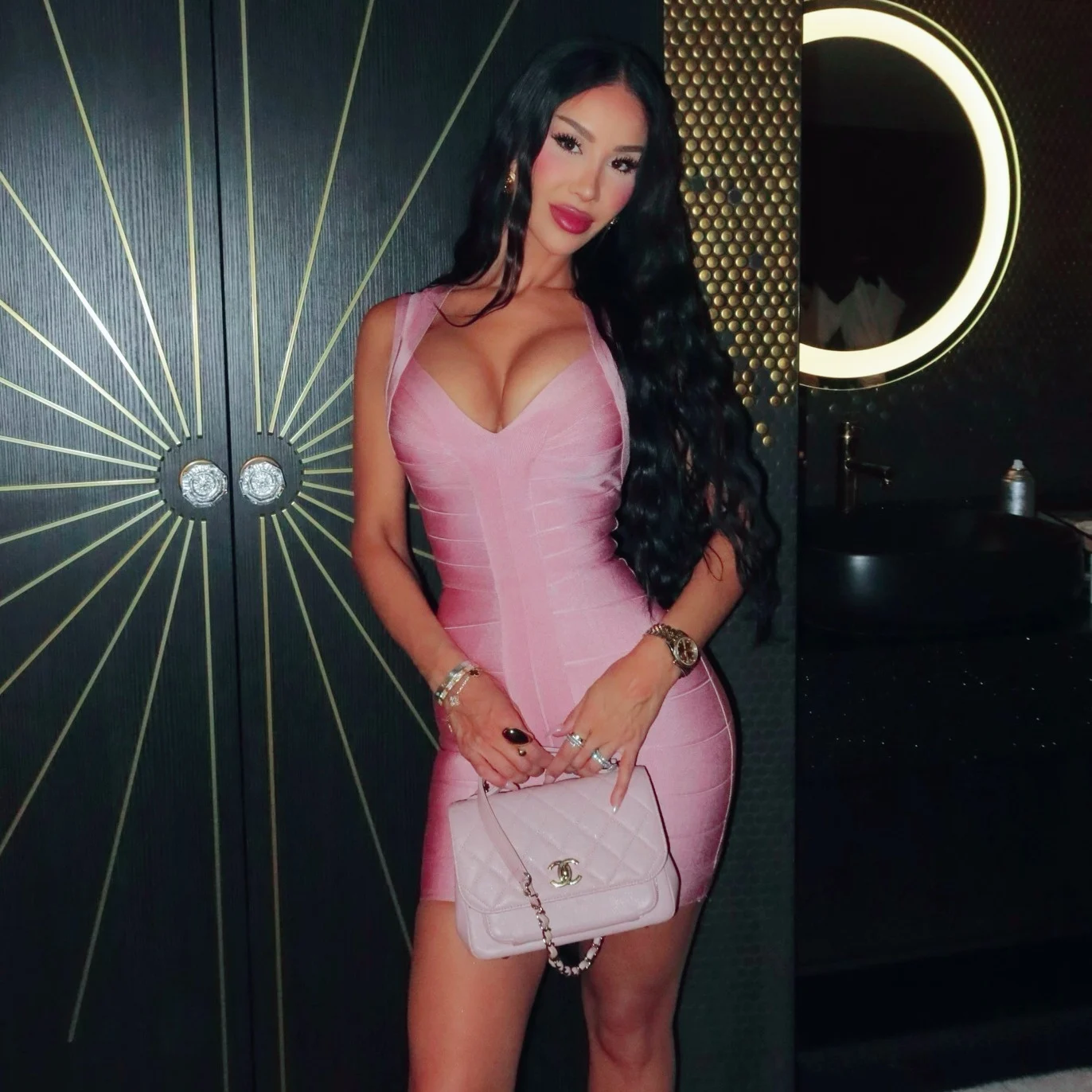 WillBeNice Hot Women Plunge V שמלת תחבושת סקסית ללא שרוולים שמלות מיני Bodycon שמלות ערב שמלת ערב ליידי שמלת ערב אלסטית דקה