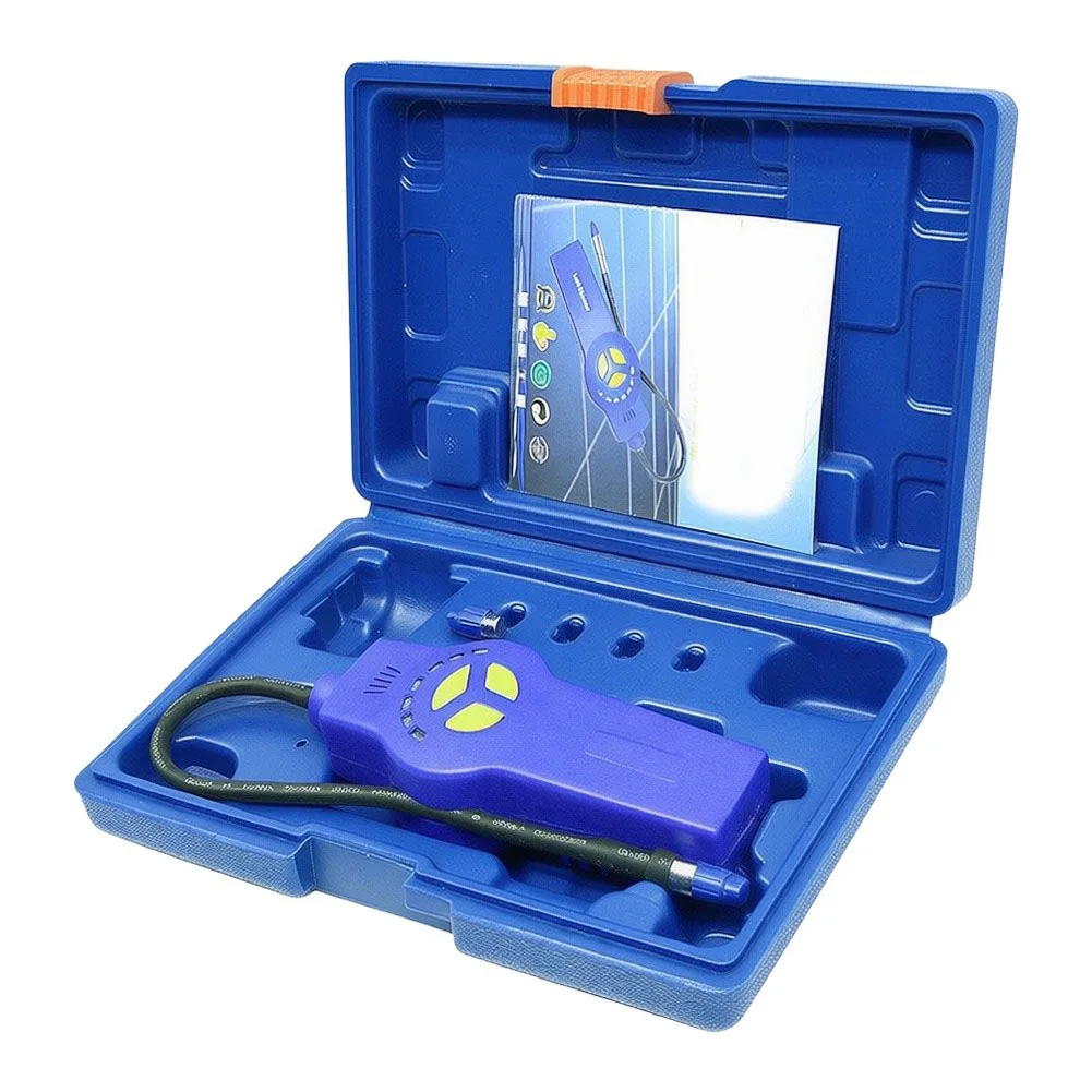 DSA-200 Halogen Leak Detector 1-5 Level Sensitivity LED Display For R12 R22 R134a Automotive Air Conditioning Repair Inspection