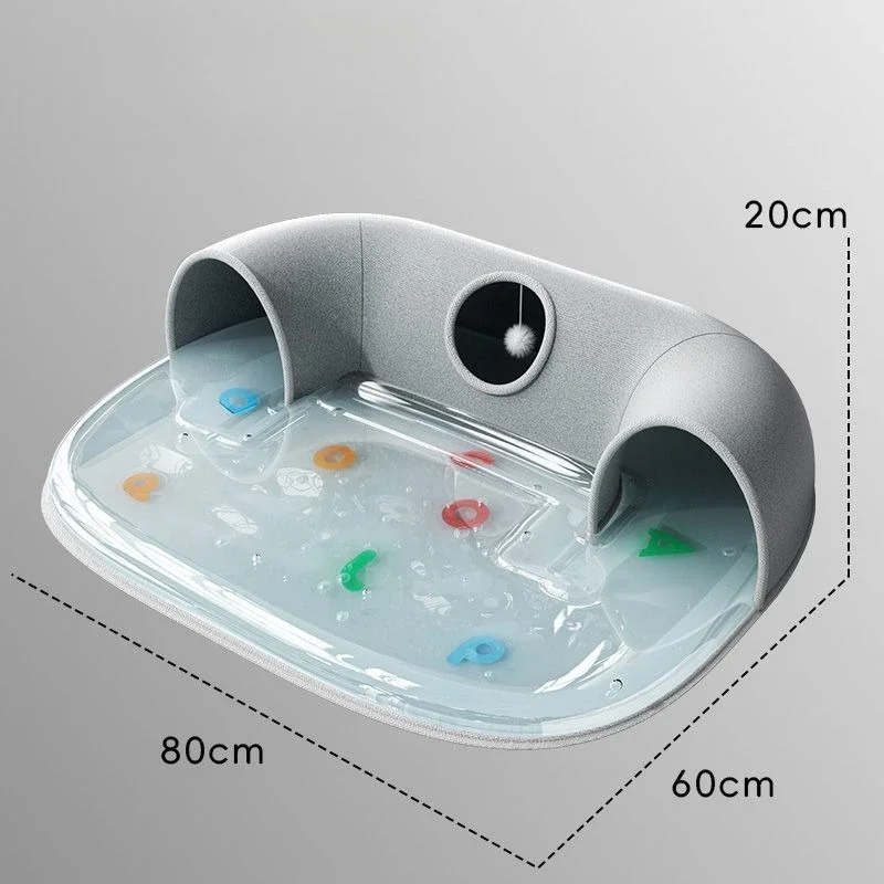 

Summer cat drill hole mat toy shelter house summer water injection ice mat water bed