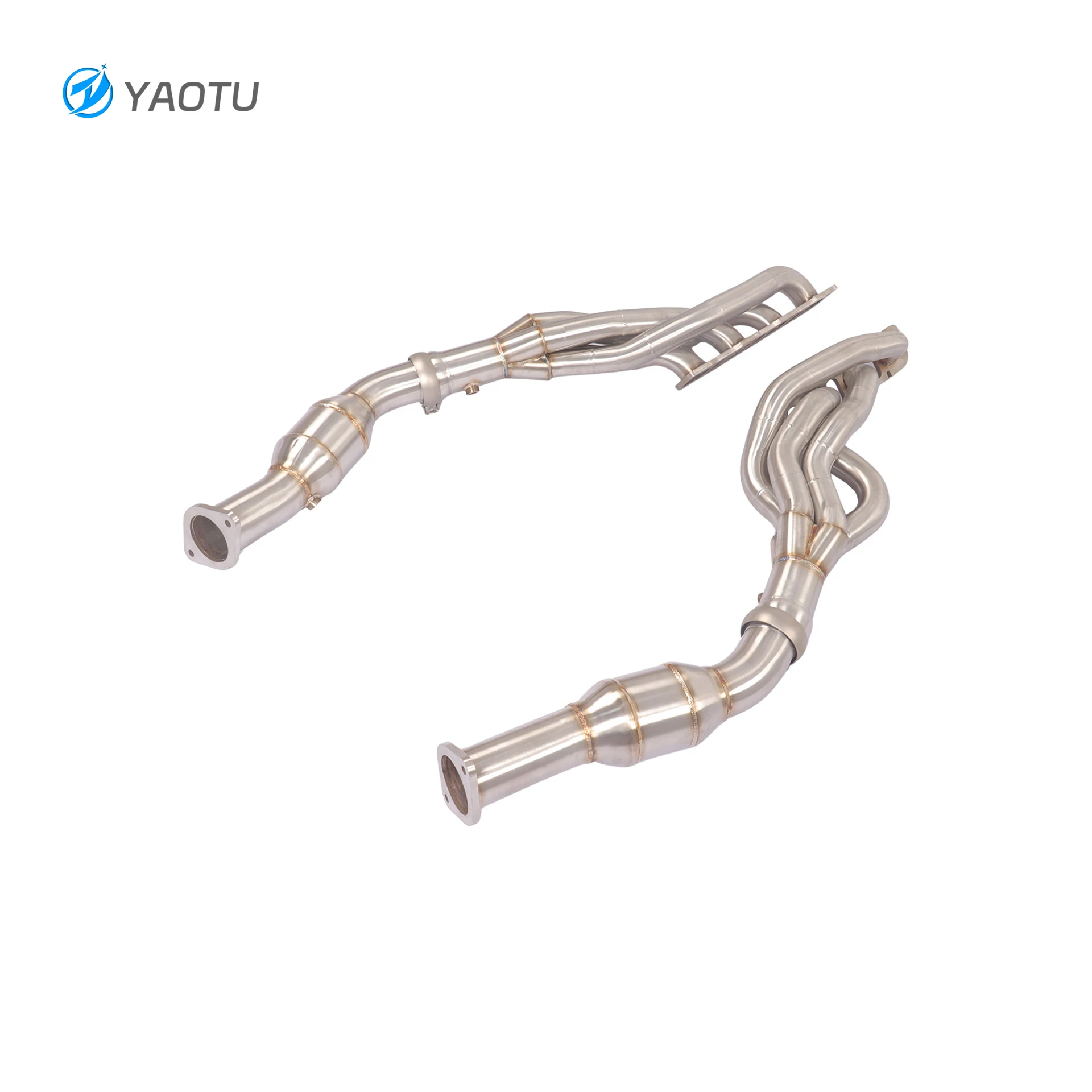 

YT Racing Performance Stainless Steel Equal-length Exhaust Manifold with Catalytic Converter for Dodge Ram TRX