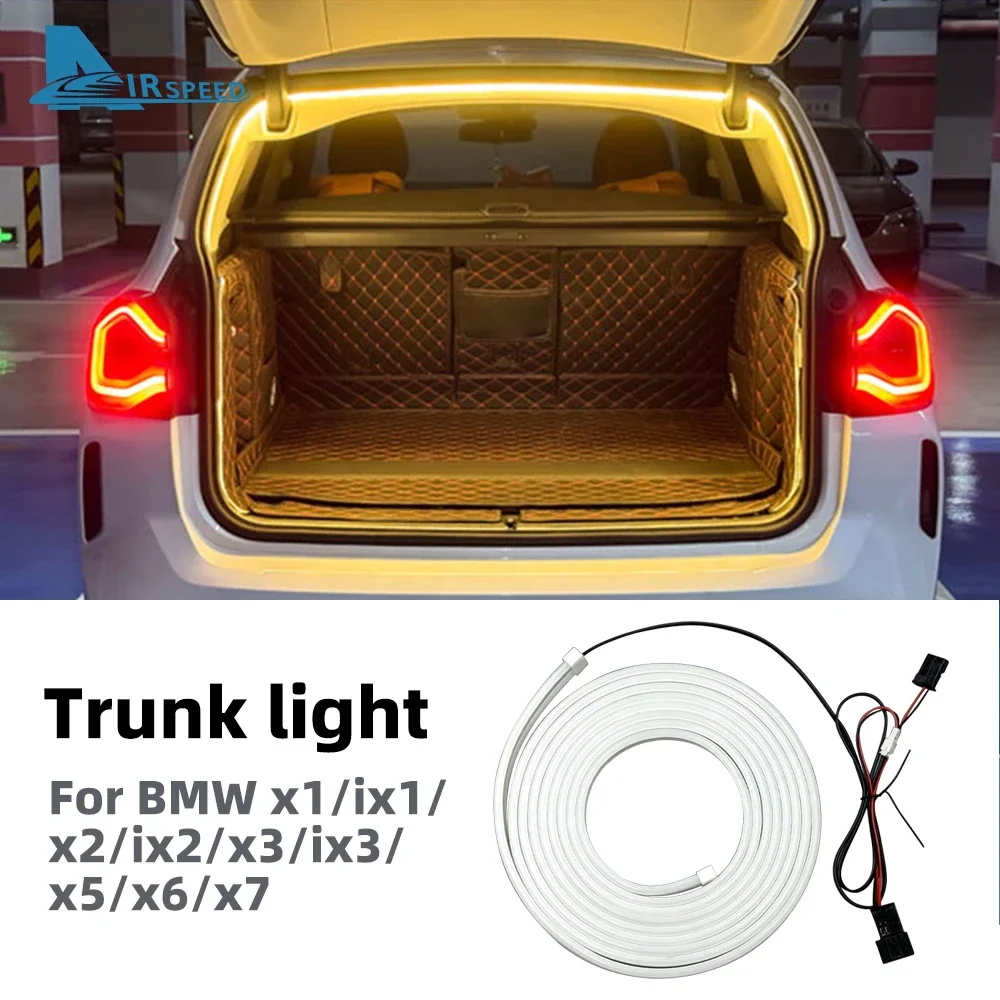 Rear Trunk Light Strip for BMW X1 X3 X5 X7 ix1 ix2 ix3 E70 FF15 E71 F25 G01 G02 G07 Bright LED Silicone