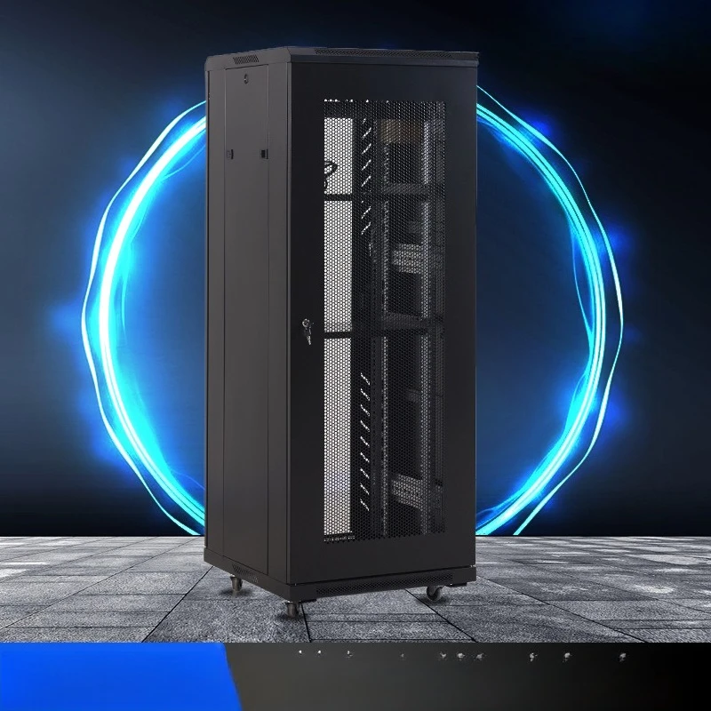 معدات الاتصالات لخزانة الشبكة 18-42U، خزانة التبديل الحالية الضعيفة