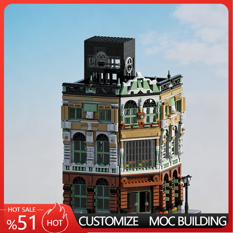 3227 pièces de construction modulaire avec élévateur MOC, blocs de construction modulaires personnalisables, briques populaires, jouet DIY simple, cadeau de festival