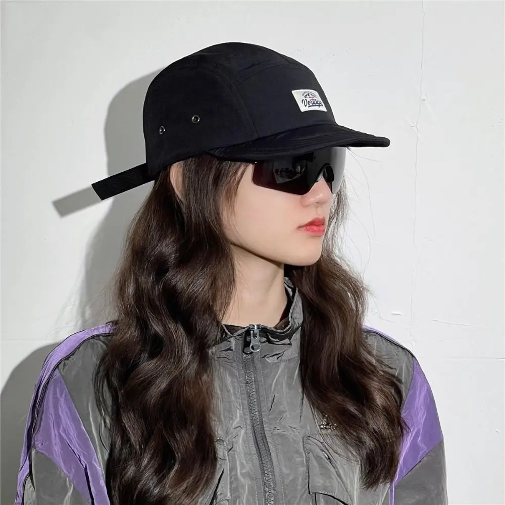

Breathable Quick-drying Short Brim Baseball Cap Japanese Adjustable Women Sun Hat Cotton All-Match Snapback Cap Sports