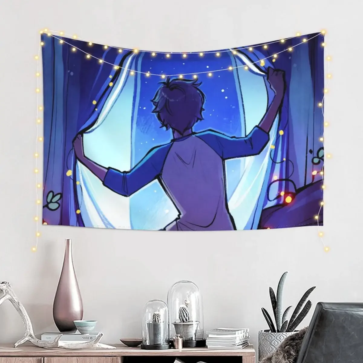 All the Stars are Closer Tapestry Art Mural Wall Deco Luxury Living Room Decoration Tapestry