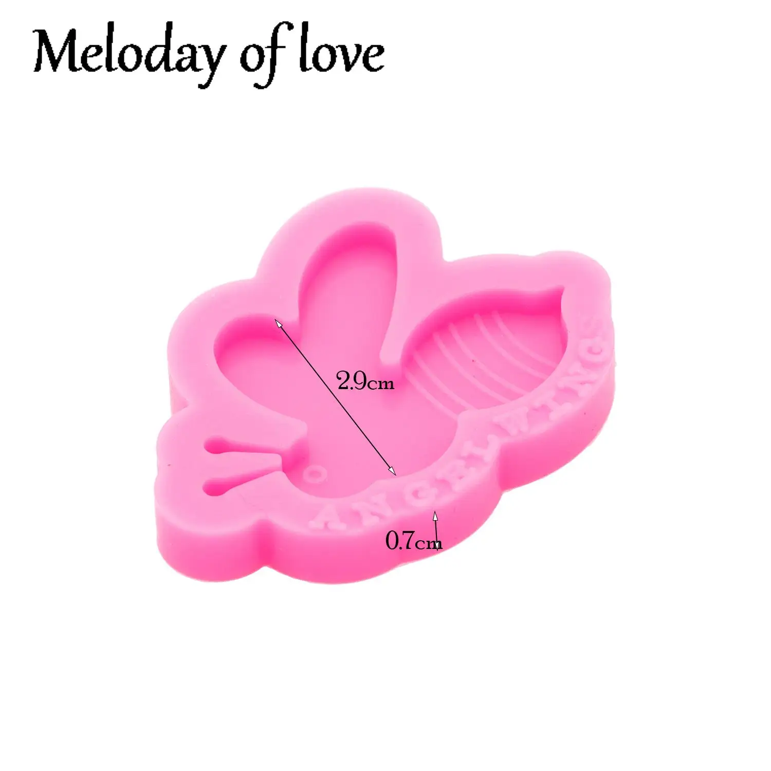 Glossy Bee Keychain Molds, Silicone Resin Ladybug Mould DIY for Epoxy Jewelry Necklace, Chocolate Polymer Clay Tools DY0673