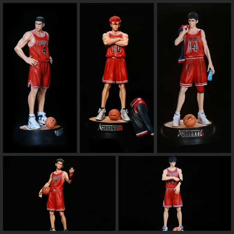 

Slam Dunk Action Figure Collectible Statue Standing Pose In Box Limited Edition Gk Cherry Blossom Sakura Hanamichi Figure Gifts