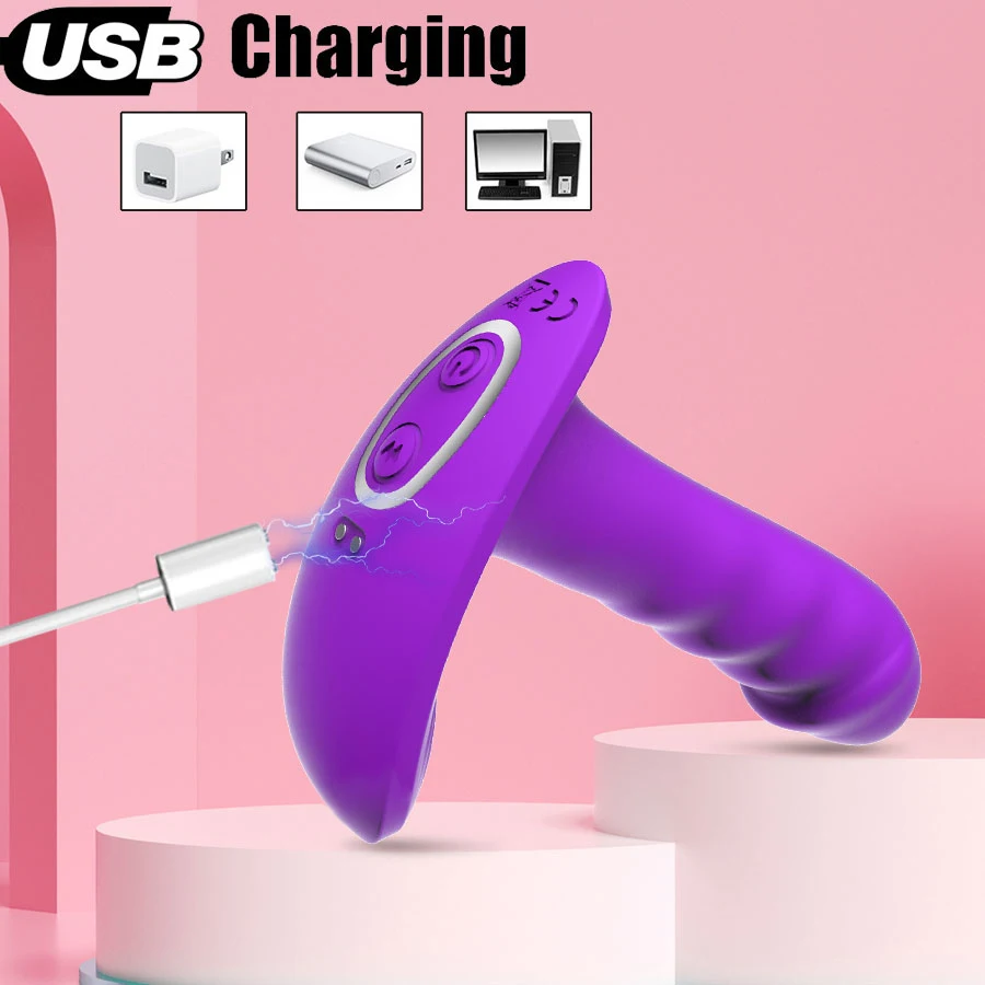 Strong Dual Motor Wearable Dildo Vibrator for Woman Remote Control G Spot Clitoris Stimulator Mute 10 Speeds Panties Vibrating