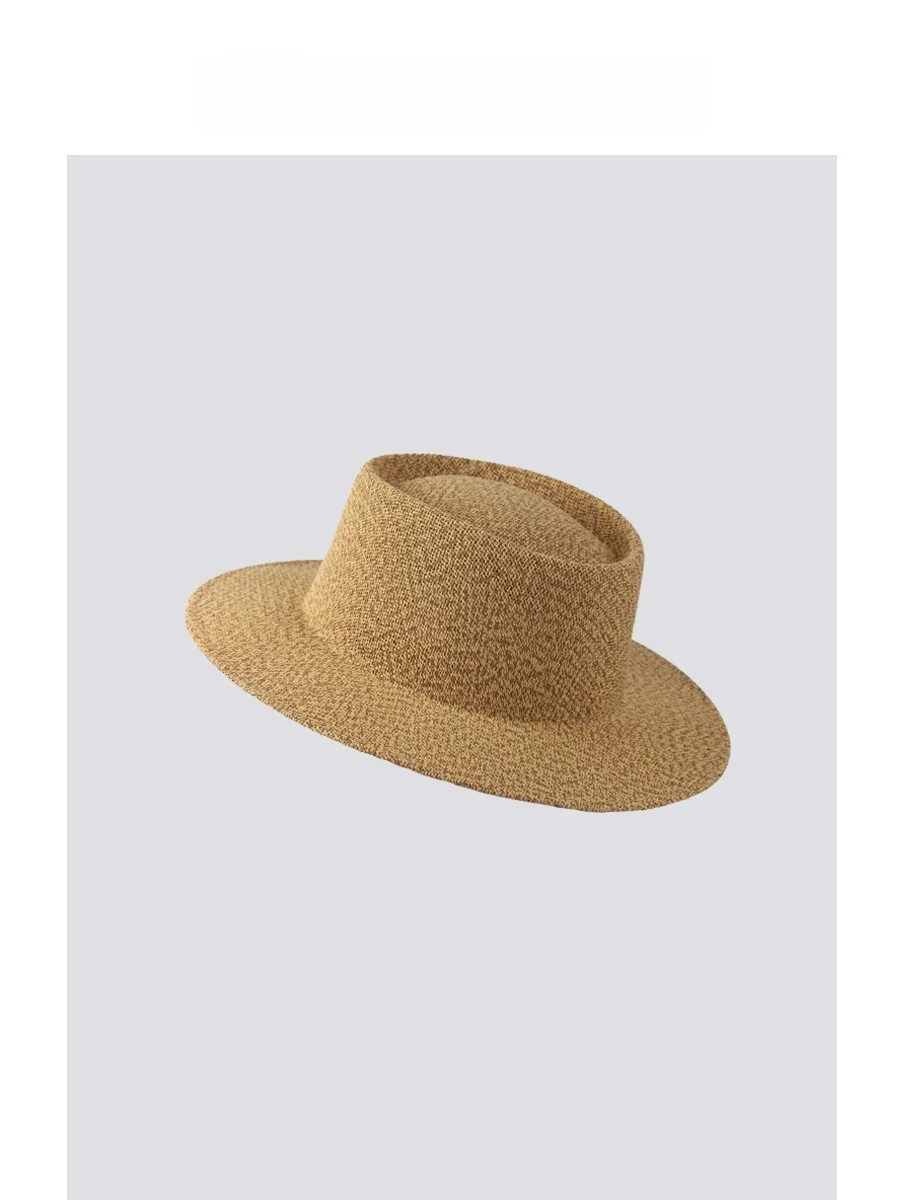 vintage-british-style-panama-straw-hat-jazz-flat-top-breathable-lightweight-woven-spring-summer-unisex-hat