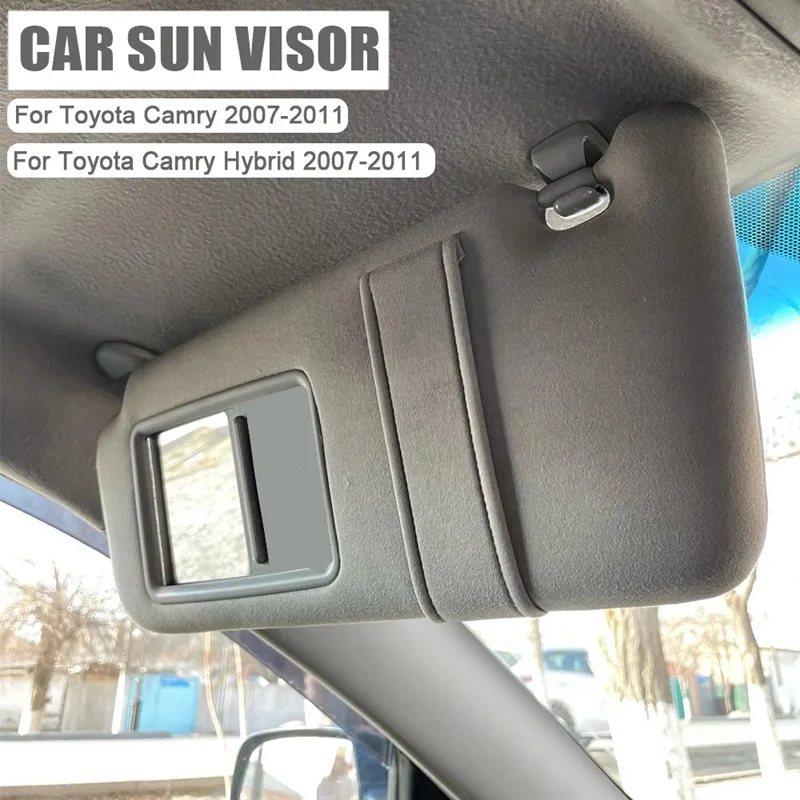 

1Pair Sun Visor With Makeup Mirror For Toyota Camry Sun Visor Window Sunshade Sun Shade Block 74310-06750 74320-06780 Parts