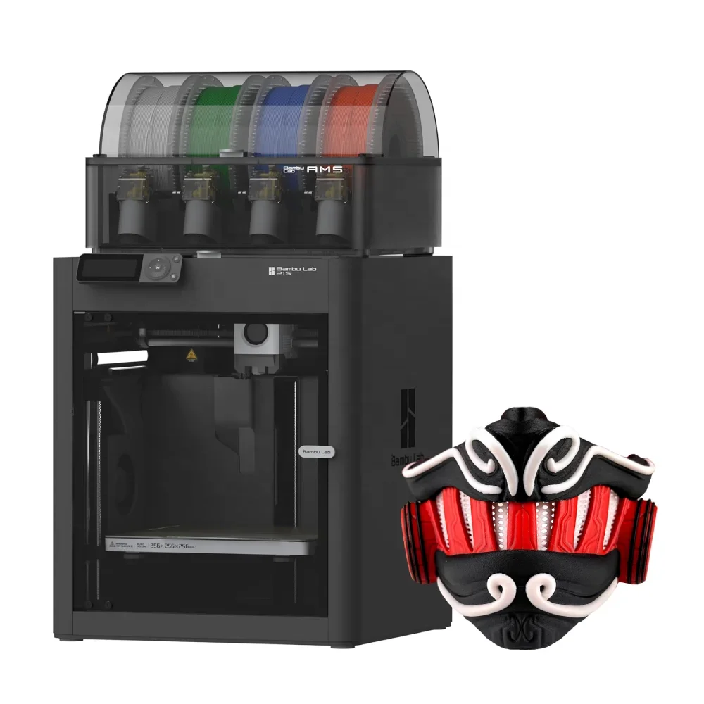 Ready To Ship Original New P1S Combo Fast Desktop Multicolor Closed Core-XY High Speed FDM 3D Printer